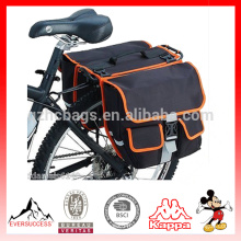 Vélo Vélo Noir Arrière Double Côté vélo arrière sac arrière Queue Siège Pannier